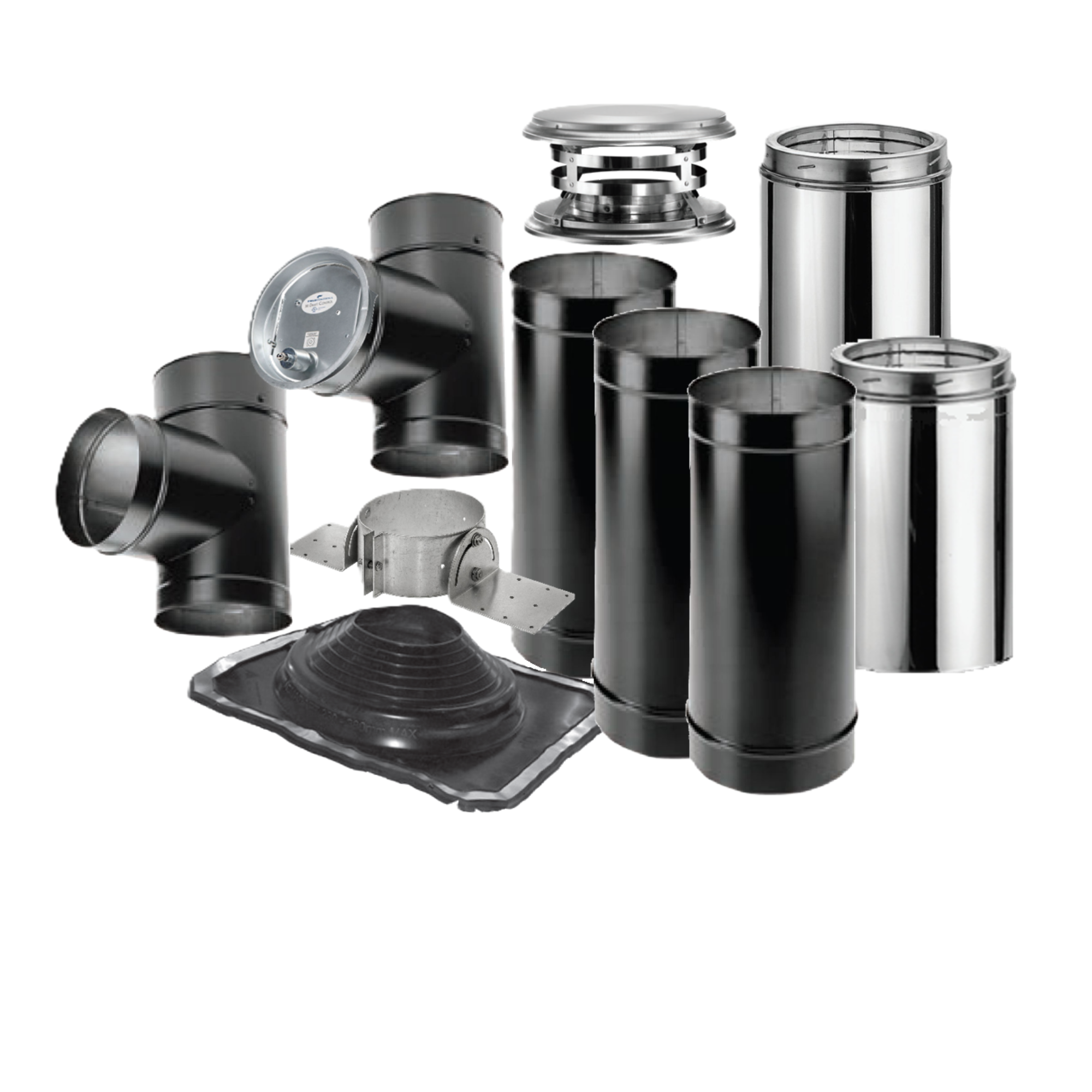 Kit, LS 8" Roof Chimney