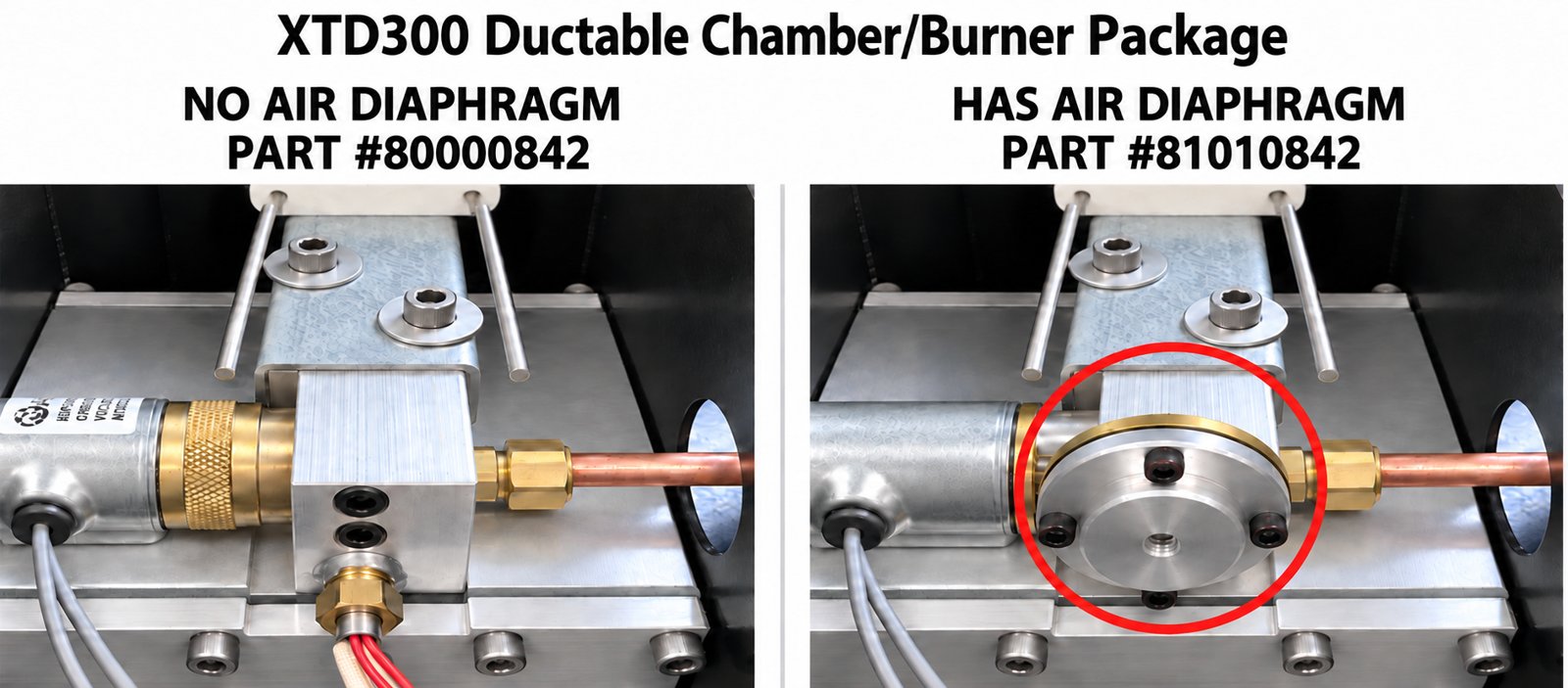 Preheater identifier: no air diaphragm vs has air diaphragm
