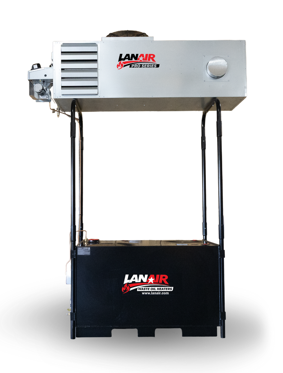Lanair waste oil heater